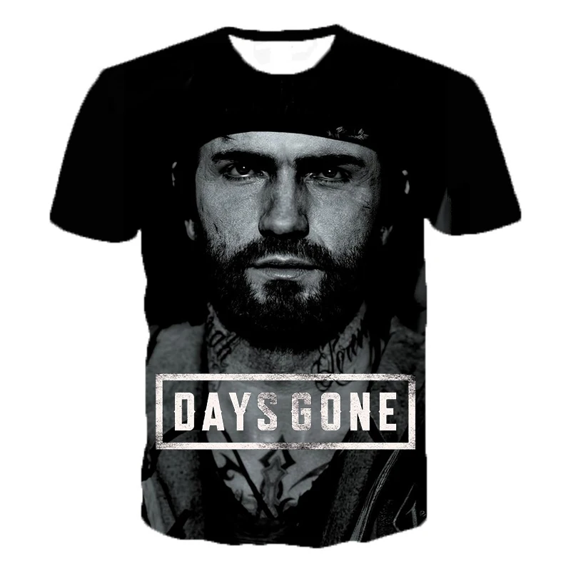

2019 Fashion Game Days Gone 3D Printed T Shirts Spring Tops Summer Tees Men Women Short Sleeve Casual Personaity T Shirts