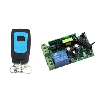 

New AC 85V 110V 220V 230V 250V 1 CH Wireless Remote Control Switch System Receiver With Waterproof Transmitter 315/433mhz