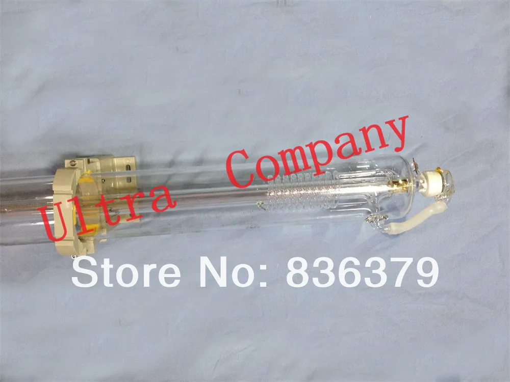 80W Co2 laser tube 1200mm with wooden case 6 months warranty laser machine parts