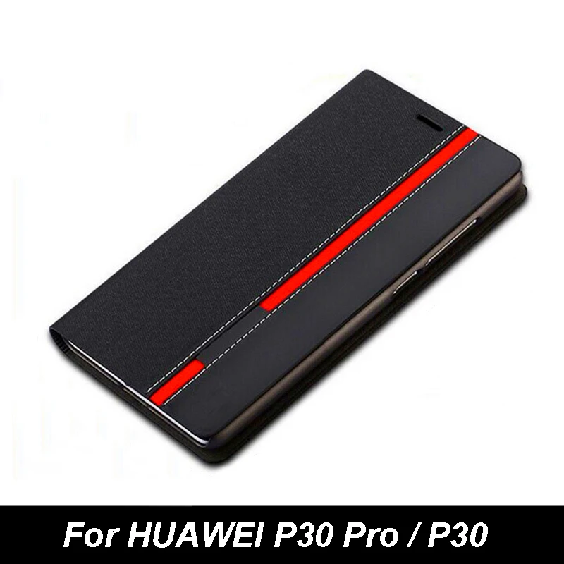 

Luxury Wallet Bag Stand Mixed Colors Flip PU Leather Phone Case For HUAWEI P30 Pro / P30 Protective Cover Funda Capa w Card Slot