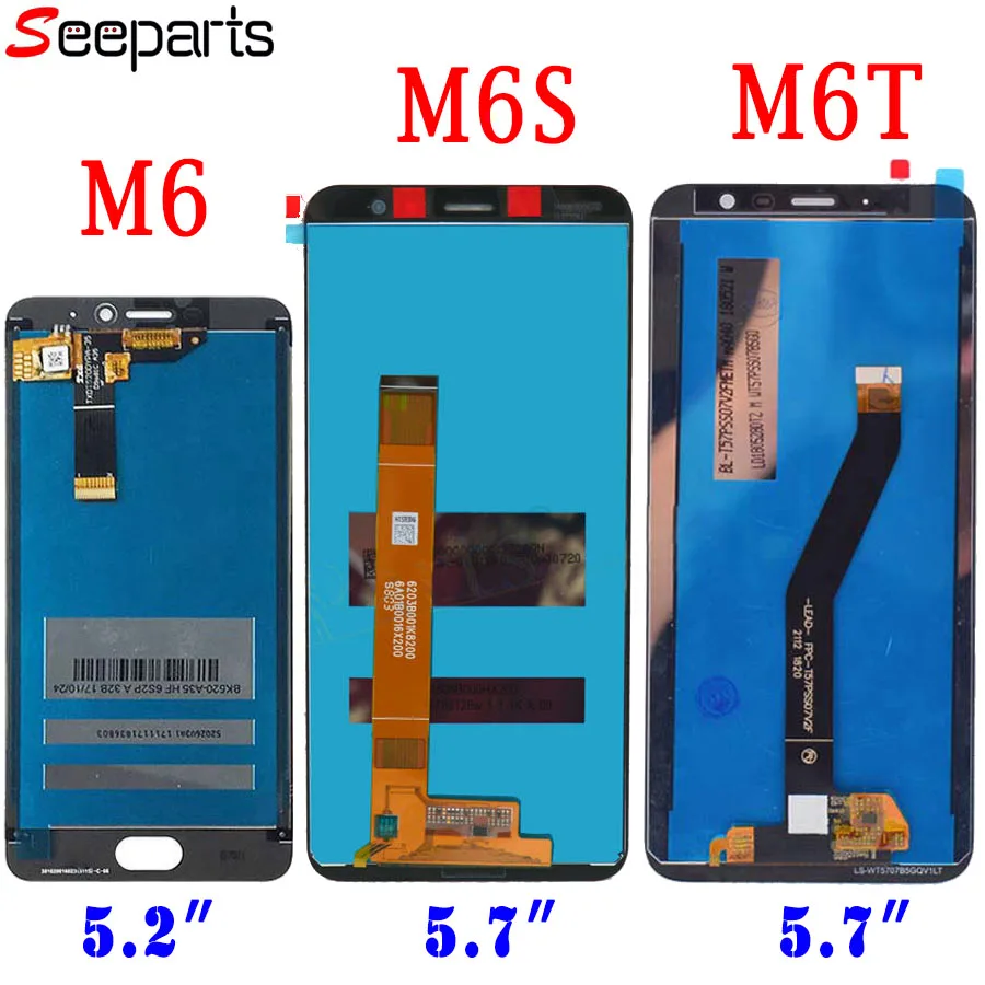 Meizu M6 LCD Display Touch Screen Digitizer M711H M711M M711Q M6S LCD M712H M712Q For 6T MEIZU M6T LCD M811Q Screen Replacement (2)