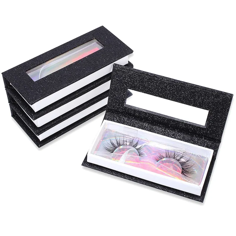 

Custom False Eyelashes Magnetic Packaging box empty eyelash box Packaging Cosmetics 3D Fake eye lashes Packaging Box No logo