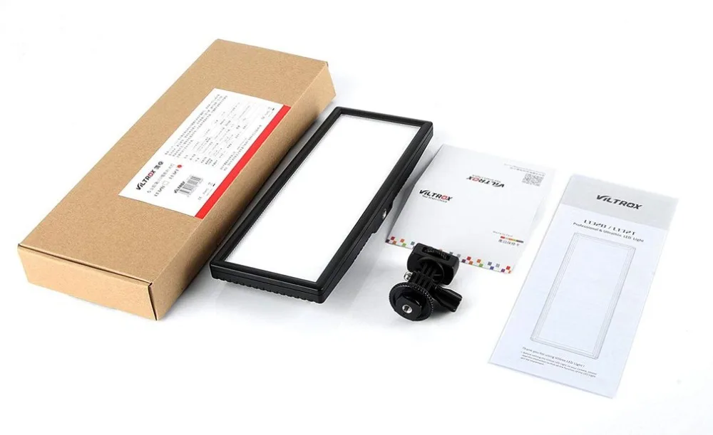 

L132B Camera LED Light Ultra Thin LCD Display Dimmable Studio LED Light Lamp Panel for DSLR Camera DV Camcorder