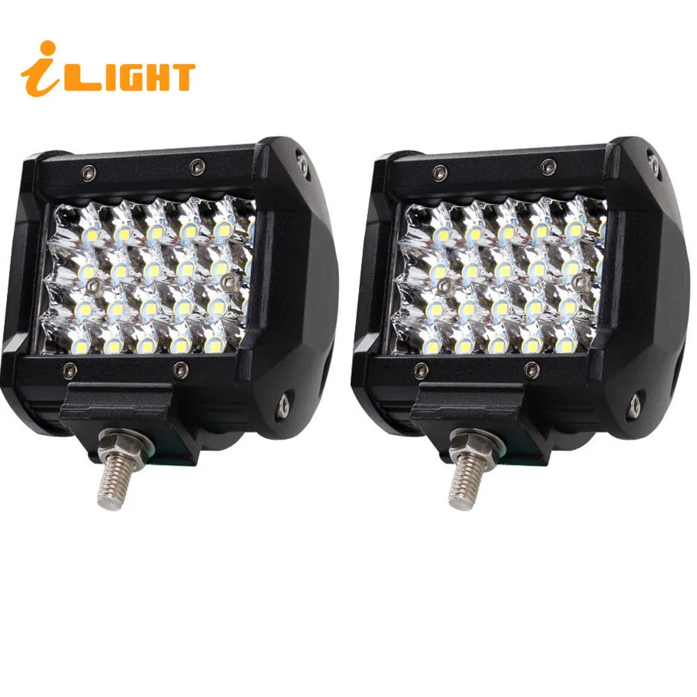 

iLight LED Bar LED Light Bar Beam 4 inch Led Working Lights Offroad Light Bar Spotlight SUV Barra 4X4 Worklamp Foglight feux 72W