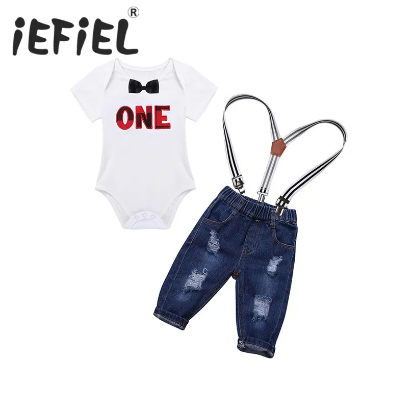 

iEFiEL Newborn Baby Clothes One Year Birthday Dress Romper Infantil Bebes 1st Birthday Outfit Toddler Girls Party Clothing Sets