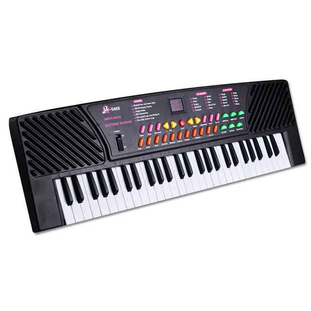 Untuk Anak Anak 54 Tombol Musik Elektronik Keyboard Eletric Piano Multi Fungsi Alat Musik Anak Anak Hadiah Dengan Mikrofon Kb19 Organ Elektroniik Aliexpress