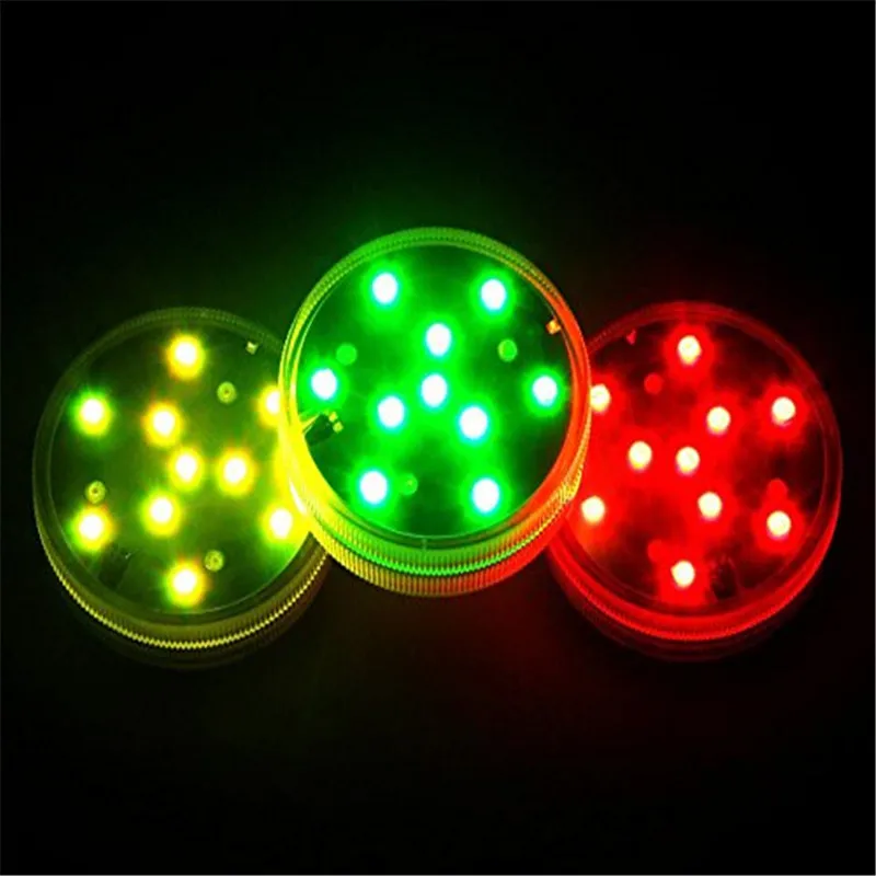 10 шт./лот rgb светодиодная подсветка для кальяна цветная ваза стеклянная