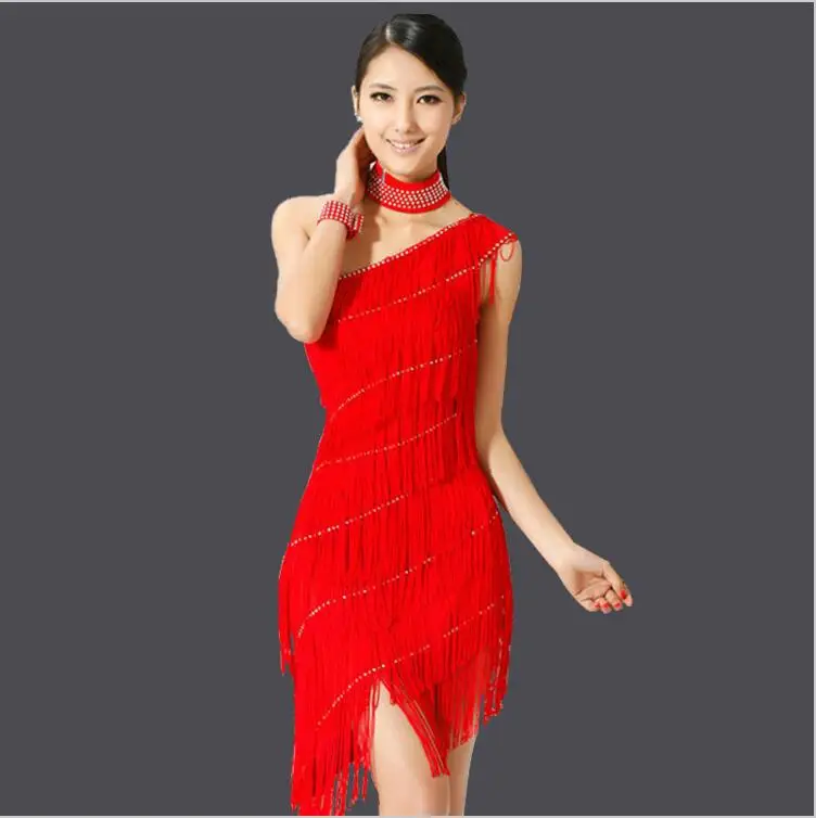 Pantaloni Da Danza Del Ventre Con Frange - Latino, Nappa Multistrato | Donne Professioniste - Foto 7