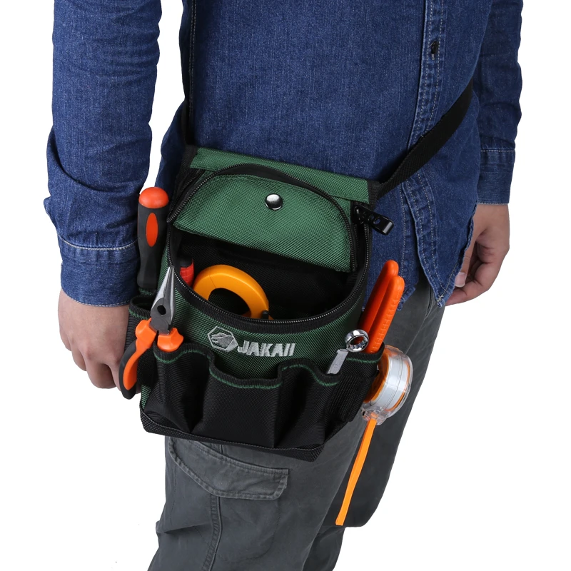 Electrician Waist Bag Tool Holder Convenient Work Organizer Pouch Durable Electrician Waist Bag Tool Holder Convenient Work Organizer Pouch Durable
