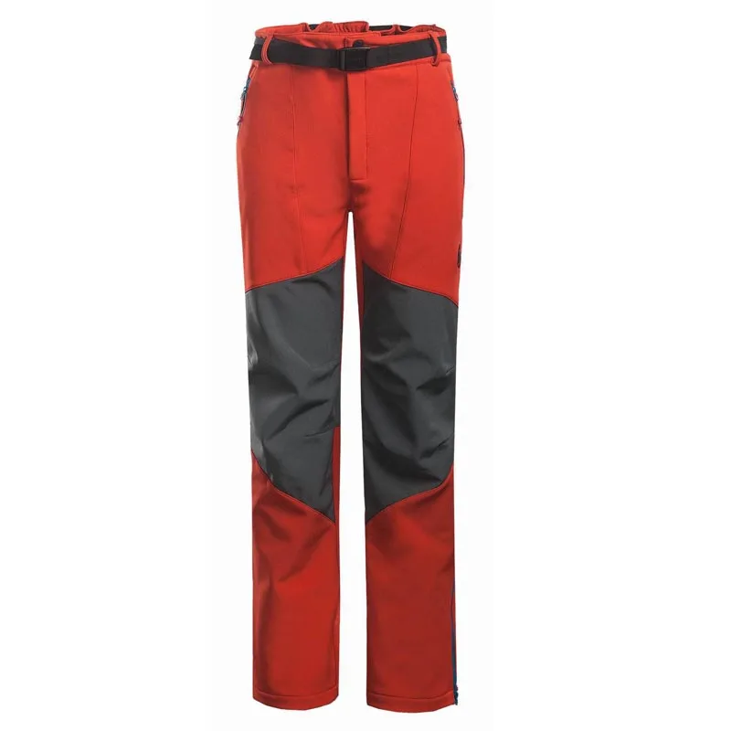 Winter Men's Soft shell Outdoor Trousers Outdoor Sports Windproof Fleece Trousers Climbing