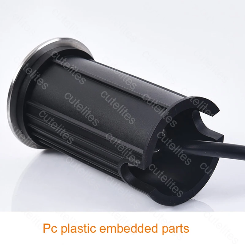 1W 3W 5W LED Buried IP66 AC85-260V DC12V Outdoor Recessed Deck Light 1/2/3/4 Side View Underground Lamp Sidewalk