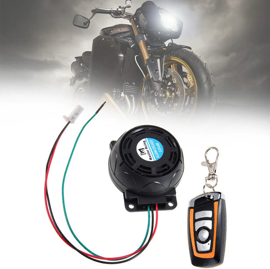 Сигнализация для мотоциклов противоугонная система безопасности все-в-одном блюдо Тип Alertor мотоцикл двигатель защита от взлома мотоцикл с сигнализацией части