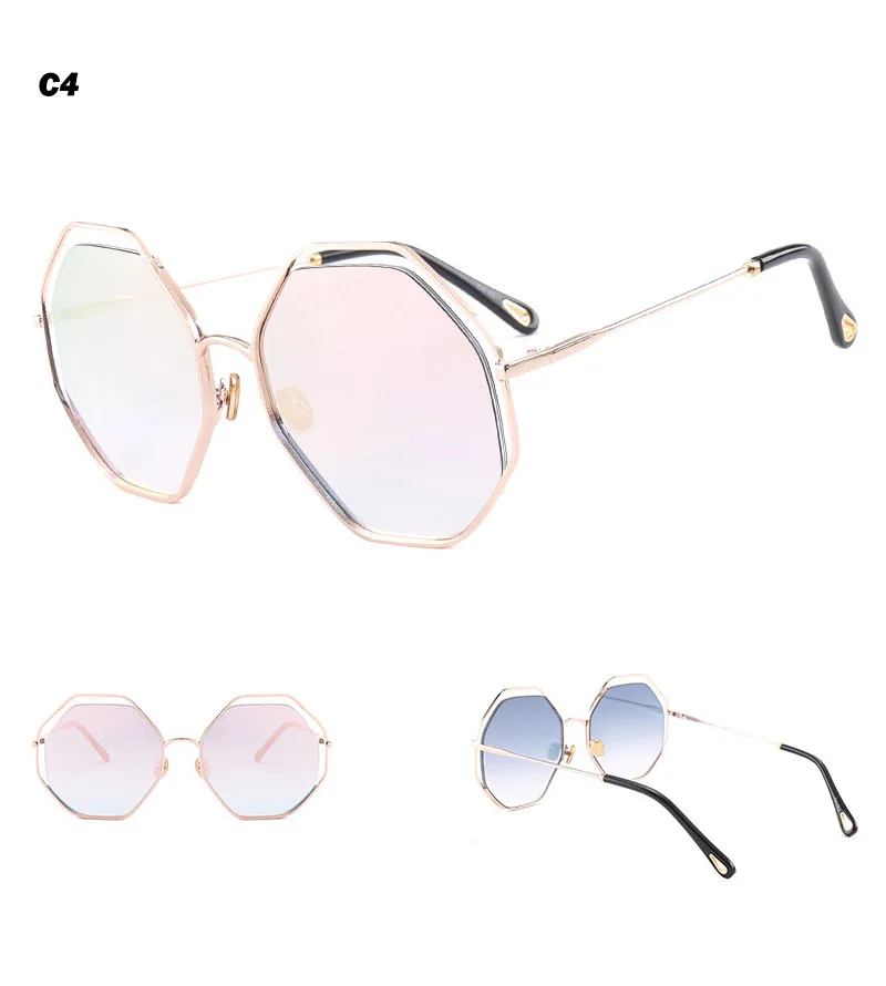2018 News Goggle Rimless Sunglasses (14)