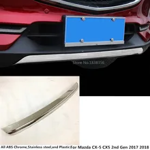 Для Mazda CX-5 CX5 2nd Gen Стильный автомобильный бампер отделка из нержавеющей стали переднее покрытие на голову дно литье части порог