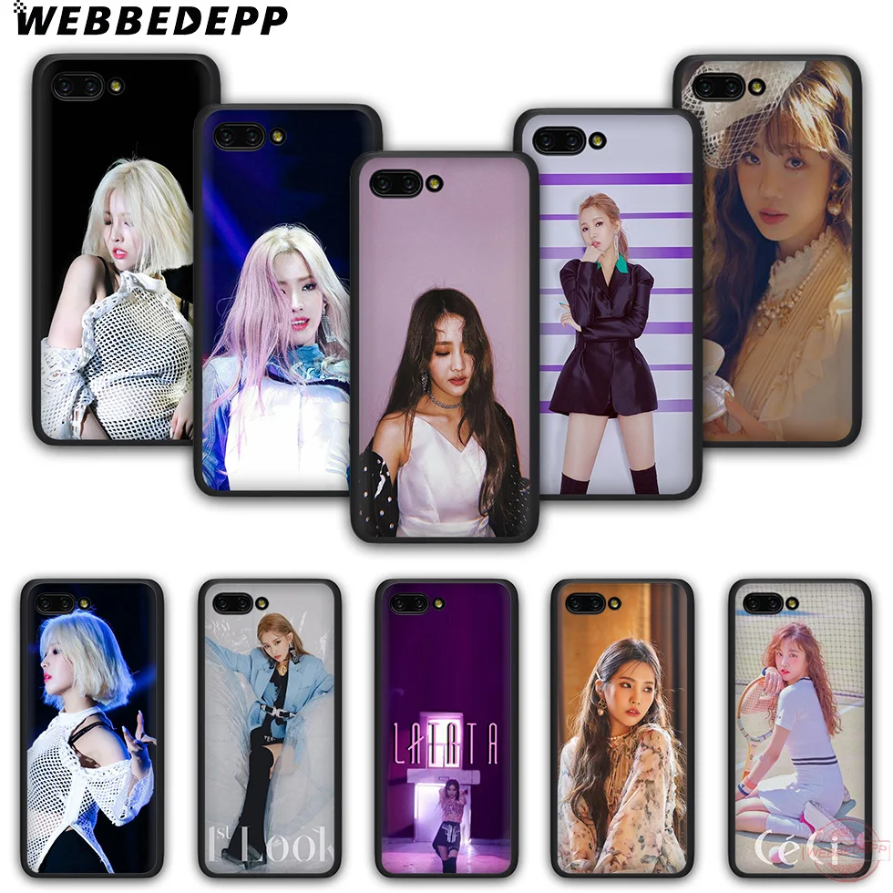WEBBEDEPP (G)I-DLE K Pop TPU чехол для телефона Honor 6A 7A 2 ГБ/3 ГБ Pro 7C 7X 8X 8C 9 10 Note10 8 Lite |