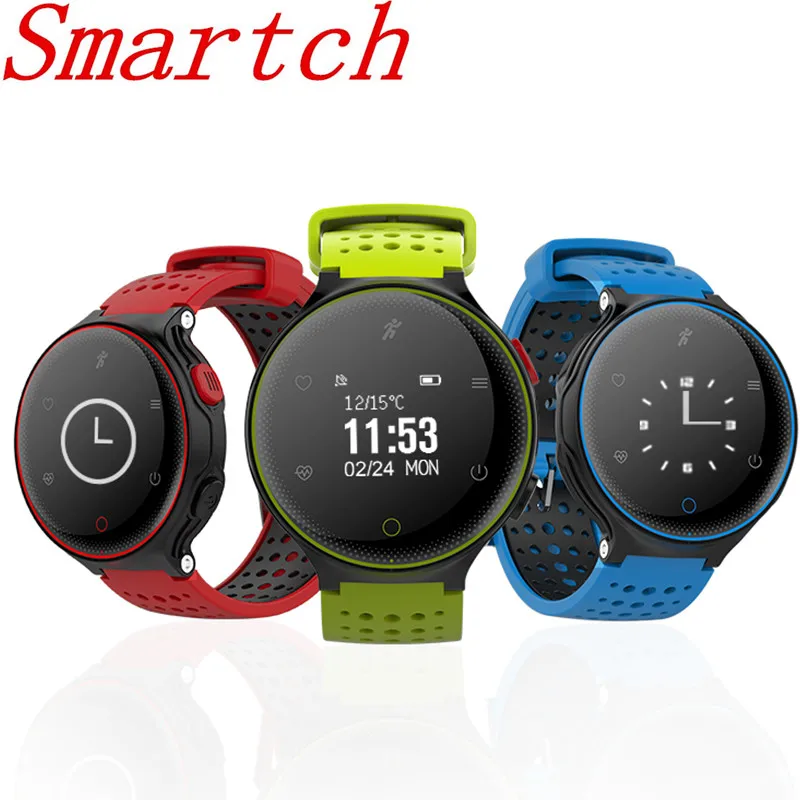 

Smartch X2 Smartwatch Bluetooth IP68 Waterproof Blood Oxygen Pressure Sleep Heart Rate Monitor Smart Watch For Men Women