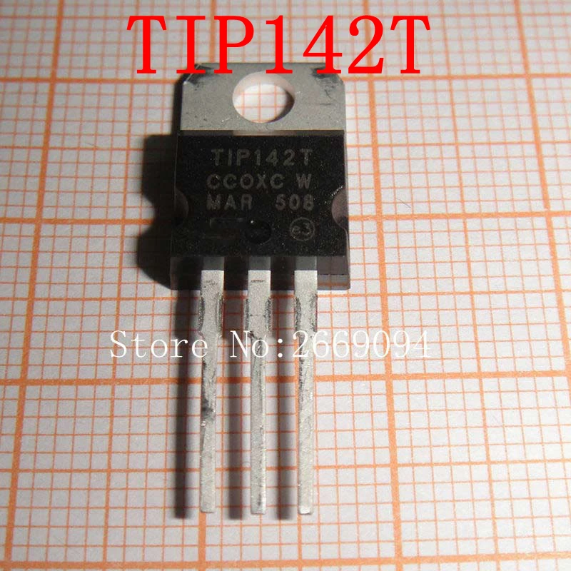 

Free Shipping 5 pairs (TIP142+TIP147) NPN PNP Transistors TO-220