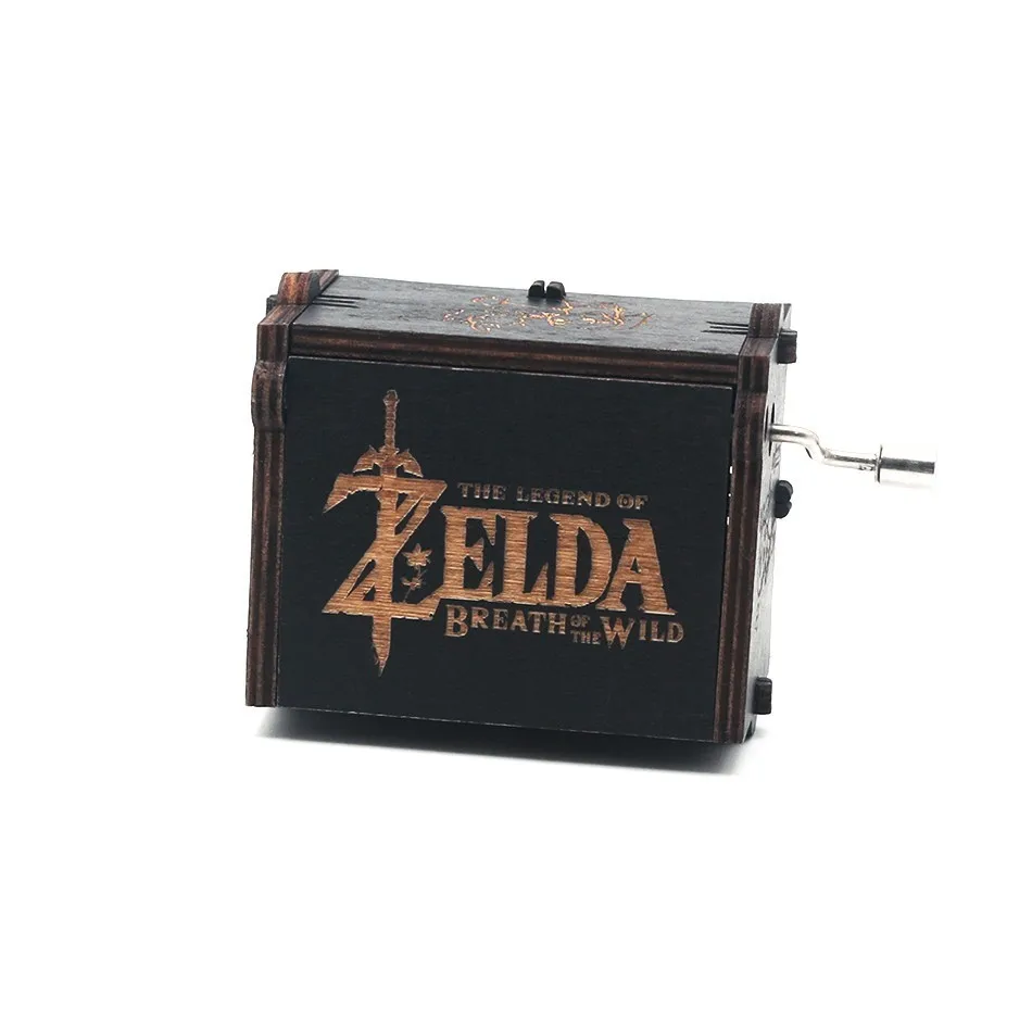 

Hot Sale Antique Carved Wooden The Legend Of Zelda Game of Thrones Music Box Christmas Birthday Gift, Boyfriend Customized
