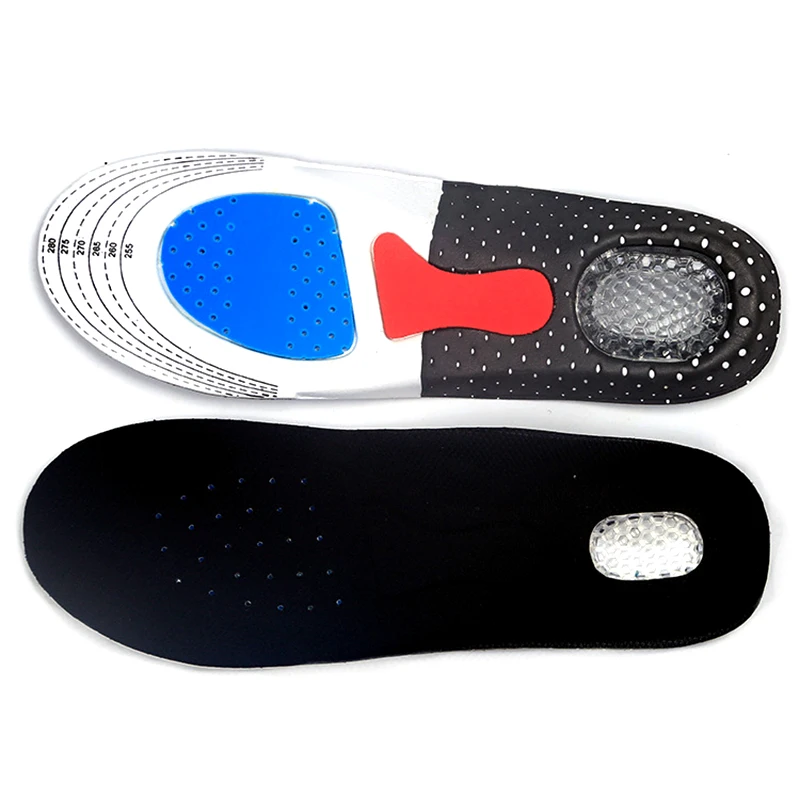 

Hot Sale Shoe Pad Unisex Orthotic Arch Support Sport Running Gel Insoles Shock Absorption Cushion for Men Women Foot Care
