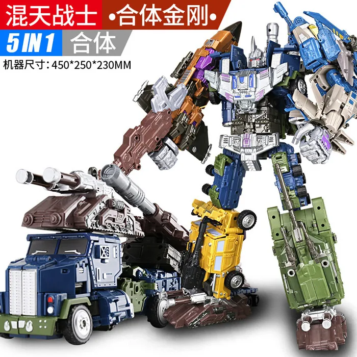 

Super Robot Alloy Version Model Toy Figures Deformation Robots Toys Spaceship Helicopter Truck Tank Boy Birthday Present