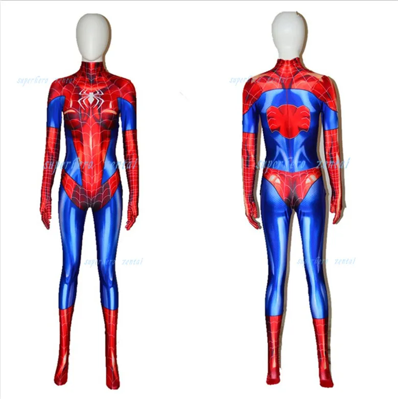 39.8US $ |MJ Jamie Spider Costume Mary Jane Girl Female Spider man Cosplay ...