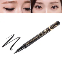 Черная Горячая Серебристая туба подводка для глаз водная ручка одноцветная в штучной упаковке Водонепроницаемая долговечная без цветения