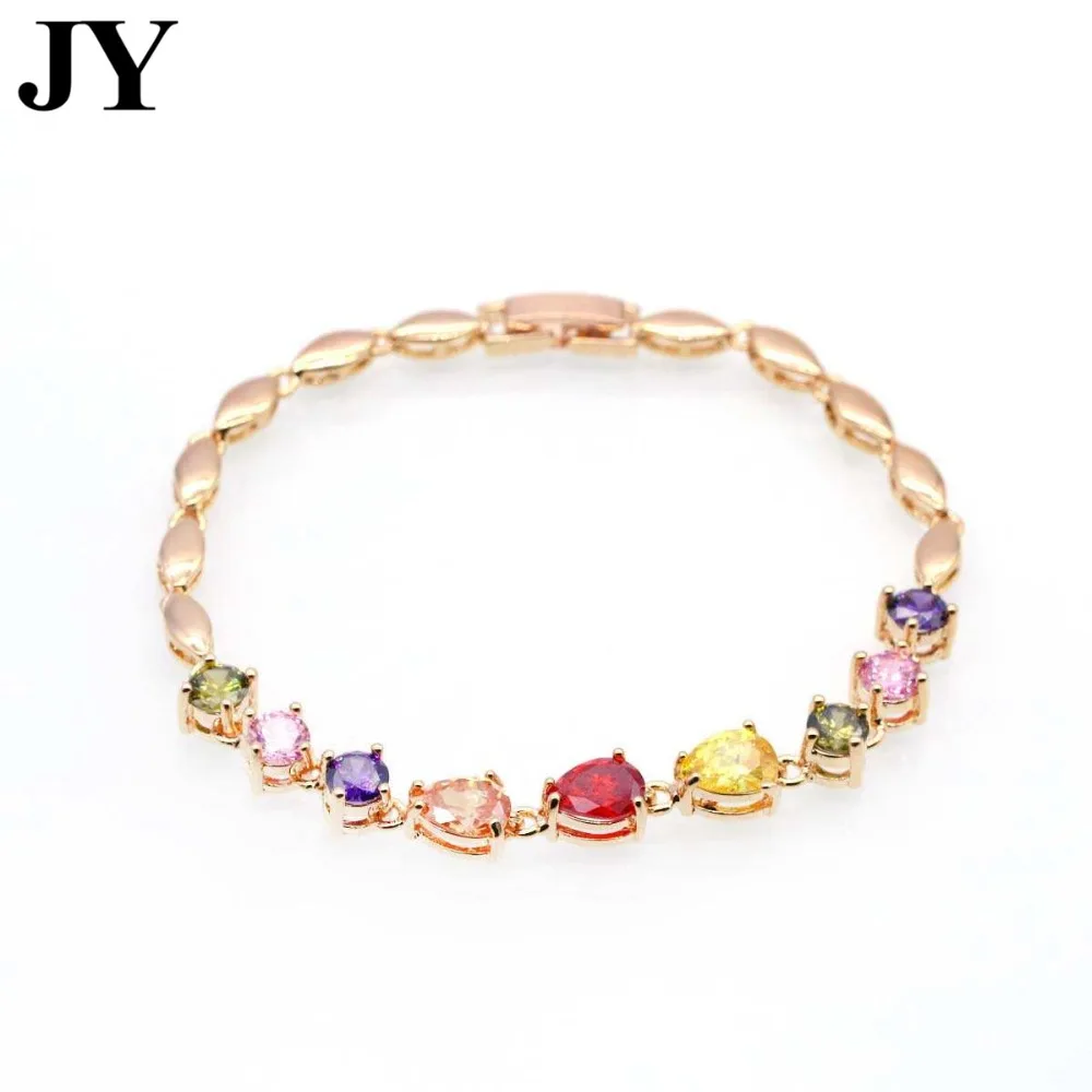 JY2018 New Fashion Colorful Crystal Jewelry Bracelet For Ladies Party