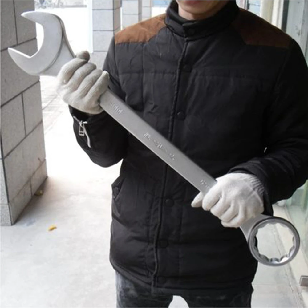 

35CM-65CM Large Machine Repair Wrench Two Wrenches Large Car Repair Wrench Large Wrench High Quality Ratchet Two