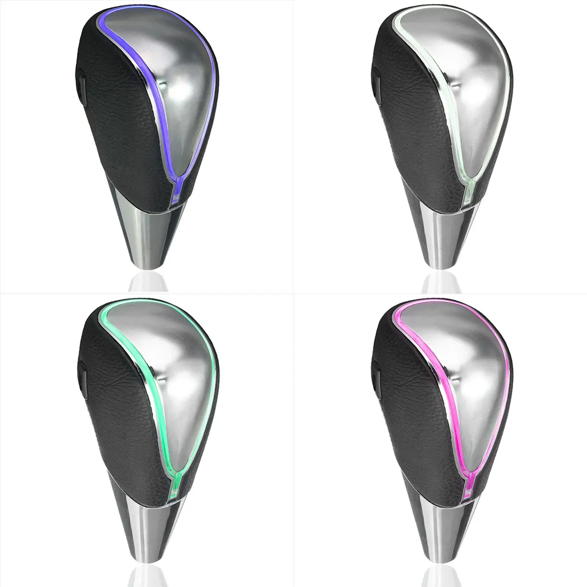 

Touch Motion Activated LED Light Auto Car Shift Knob Shifter Gear Multi-color