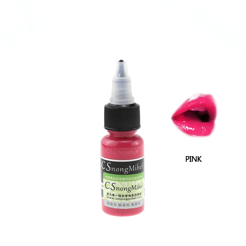 15ml/Bottle CS Micro Pigment Cosmetic Color Permanent Makeup Tattoo Ink