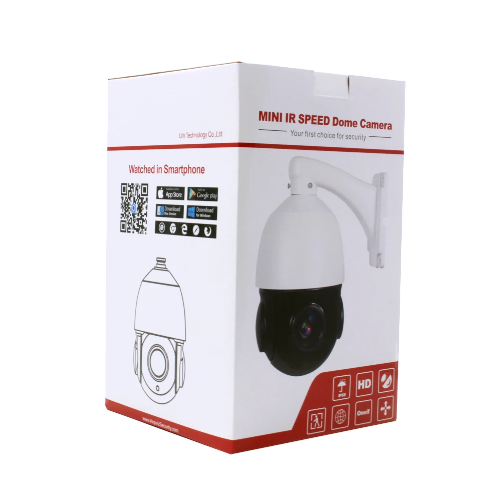 Камера видеонаблюдения Hikvision совместимая с Anpviz 5 МП PTZ IP PoE 30 кратный зум автофокус