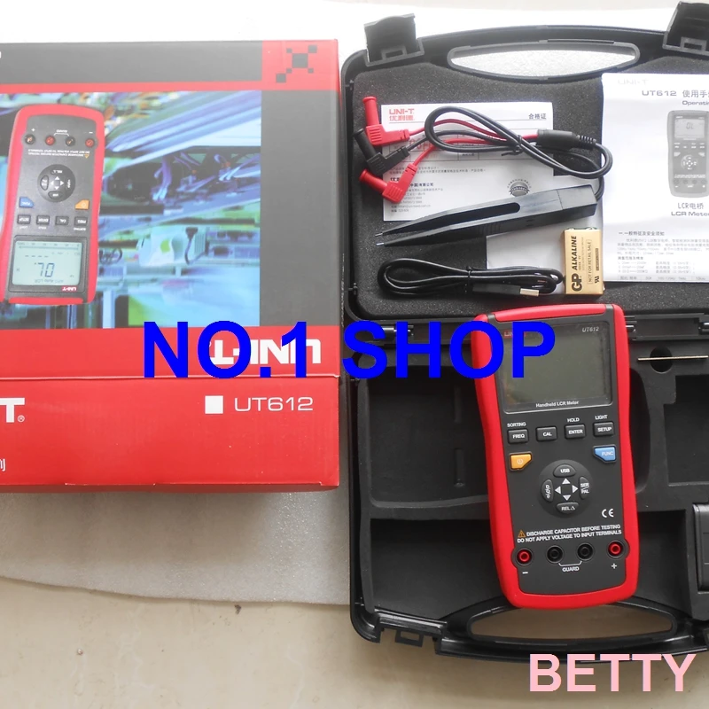 

Good Quality UNI-T UT612 USB interface 20000 account inductance frequency test deviation ratio measurement LCR meters with box
