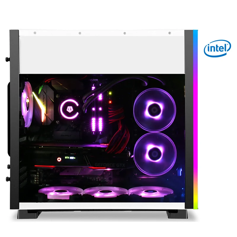 Kotin S11-1 Intel Core i7 8700K игровой ПК 240 мм кулер для воды RTX2070 256GB SSD 1 ТБ HDD 16GB ram вентиляторы RGB игровой настольный блок питания 650W