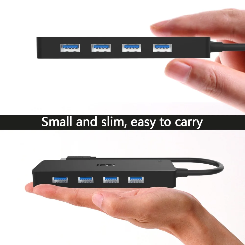 ICZI USB C концентратор до 4 3 0 портов адаптер type c otg для передачи данных конвертер