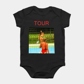 

Baby Onesie Baby Bodysuits kid t shirt SAINT PABLO TOUR MERCH KIM K TENNIS SHORT SLEEVE TLOP KANYE WEST USA Sz