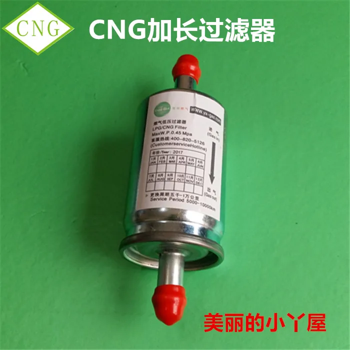 

2pcs/lot LPG CNG Gas Filter Auto Gas Injection System Conversion Bi-Fuel Vehicle 12