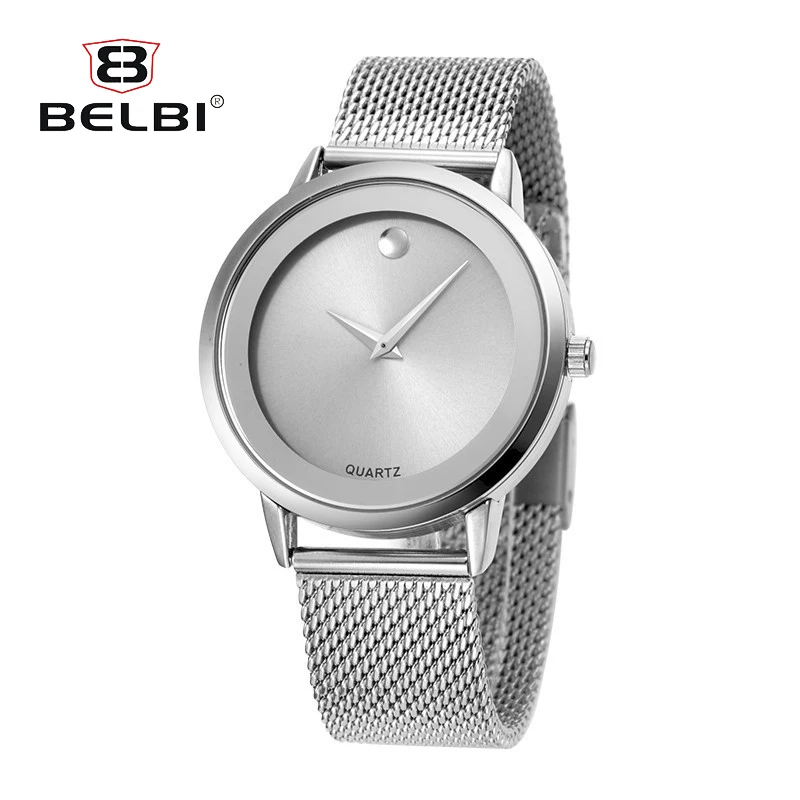 

BELBI Watch 2018 relogio masculino men Stainless Steel Sport Quartz Hour Wrist Watches Hours Relogio Feminino Horas
