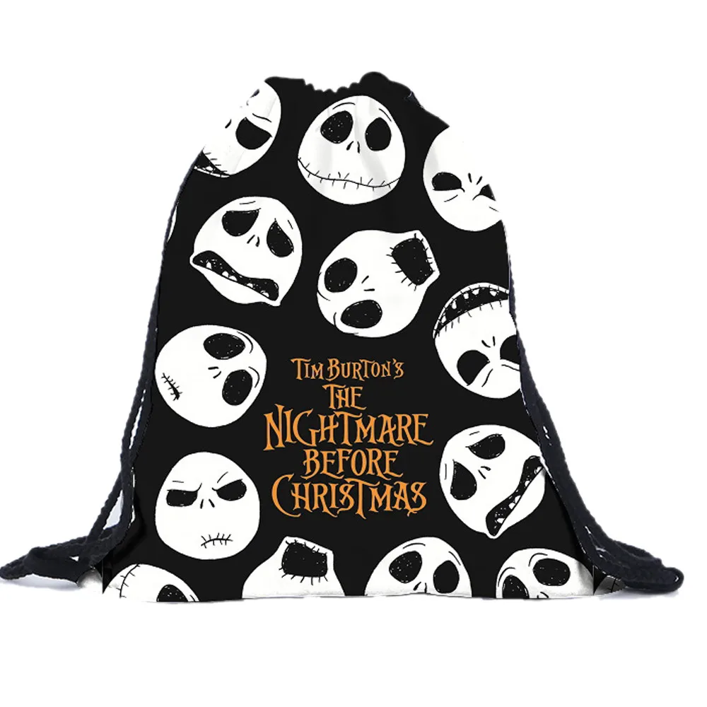 

Drawstring Bag Unisex Skull 3D Printing Shoulder Bags High Quality Backpack Vintage Bagpack Mochila Feminina #5308