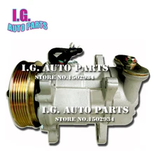 Компрессор переменного тока для PEUGEOT 206 CITROEN SANDEN AIRCMPRESSOR A/C кондиционер компрессор насос с муфтой