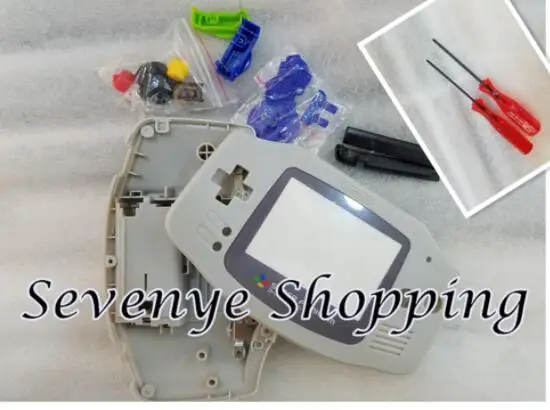 

Hot sale Housing Case for Gameboy Advance GBA Console case limited grey shell