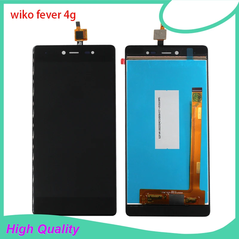 

Original Quality For Wiko Fever 4G LCD Display Touch Screen digitizer Assembly for wiko fever 4g Free Shipping with Tools