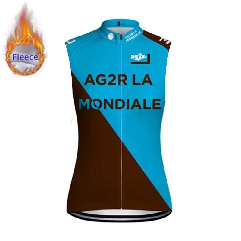 2019 AG2R мужские веломайки короткие дышащие велосипедные рубашки без рукавов