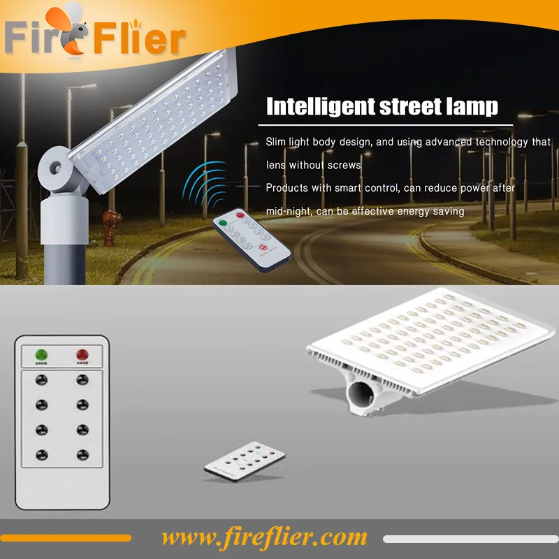 

3pcs/lot waterproof 50w led street light 70w led road lamp outdoor with photocell light sensor remote control garden lighting