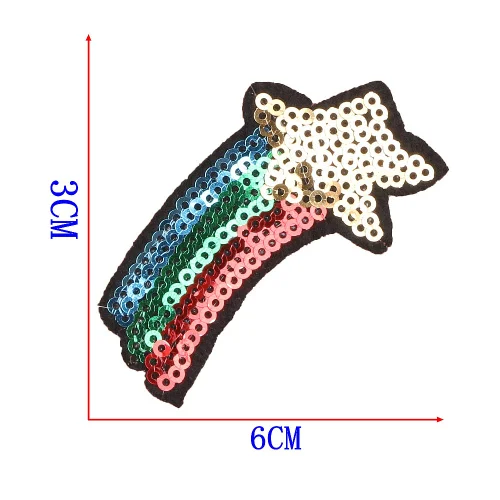 Color 5 Twilingh 1 шт. нашивки для одежды с вышивкой - Цвет: Color 5