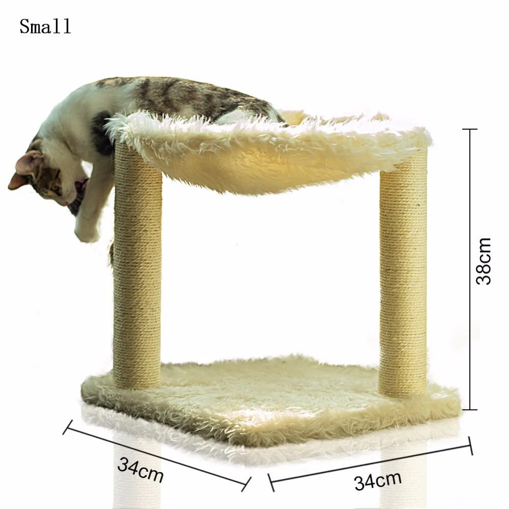 Leewince кошка дерево Мебель когтеточка Кошка царапина игрушка скалолазание рама игрушки для домашних животных кошки кровать когтеточки дом