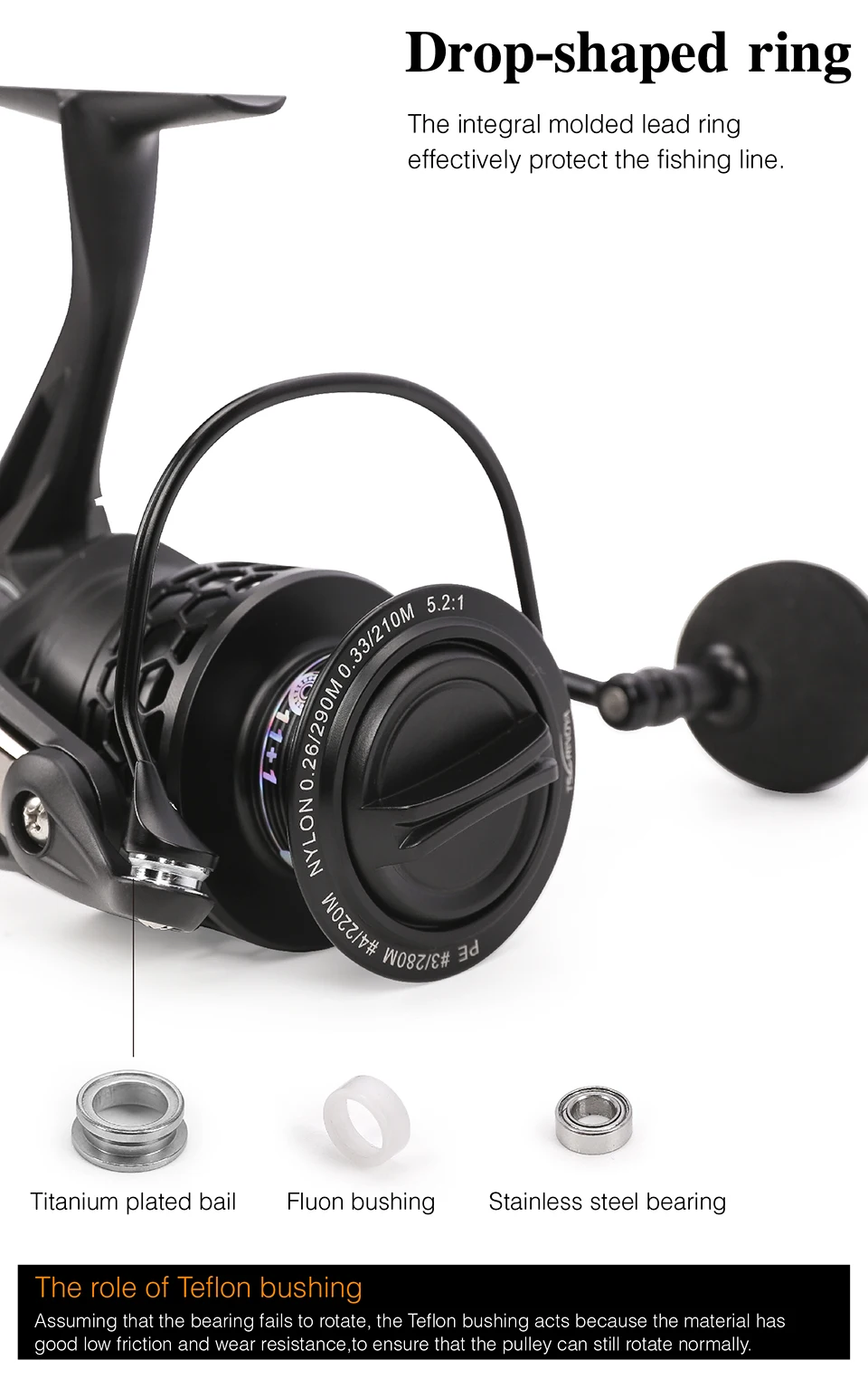 Carretel de Pesca Corpo de Metal Roda de Água Tsurinoya Max Arraste 12kg Fiação Carpa Carretel Alimentador Completo Salgada Tsp 4000 5000 12bb 16 12bb max arraste 12kg fiação carpa carretel