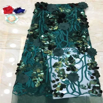 

Cassiel 2019 Latest French Laces Fabrics High Quality Tulle African Laces Fabric For Wedding Nigerian Tulle Lace SequinsMaterial