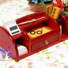 Кукольный домик Миниатюрный 1:12 игрушка деревянная касса длина 6,8 см F4766B