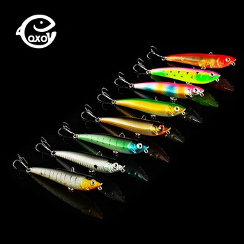 

QXO 10g 9.5cm Bait Minnow Fishing Lure Squid Jig Octopus Hard Lures Winter Goods For Fishing Pva Peche Wobbler For Trolling