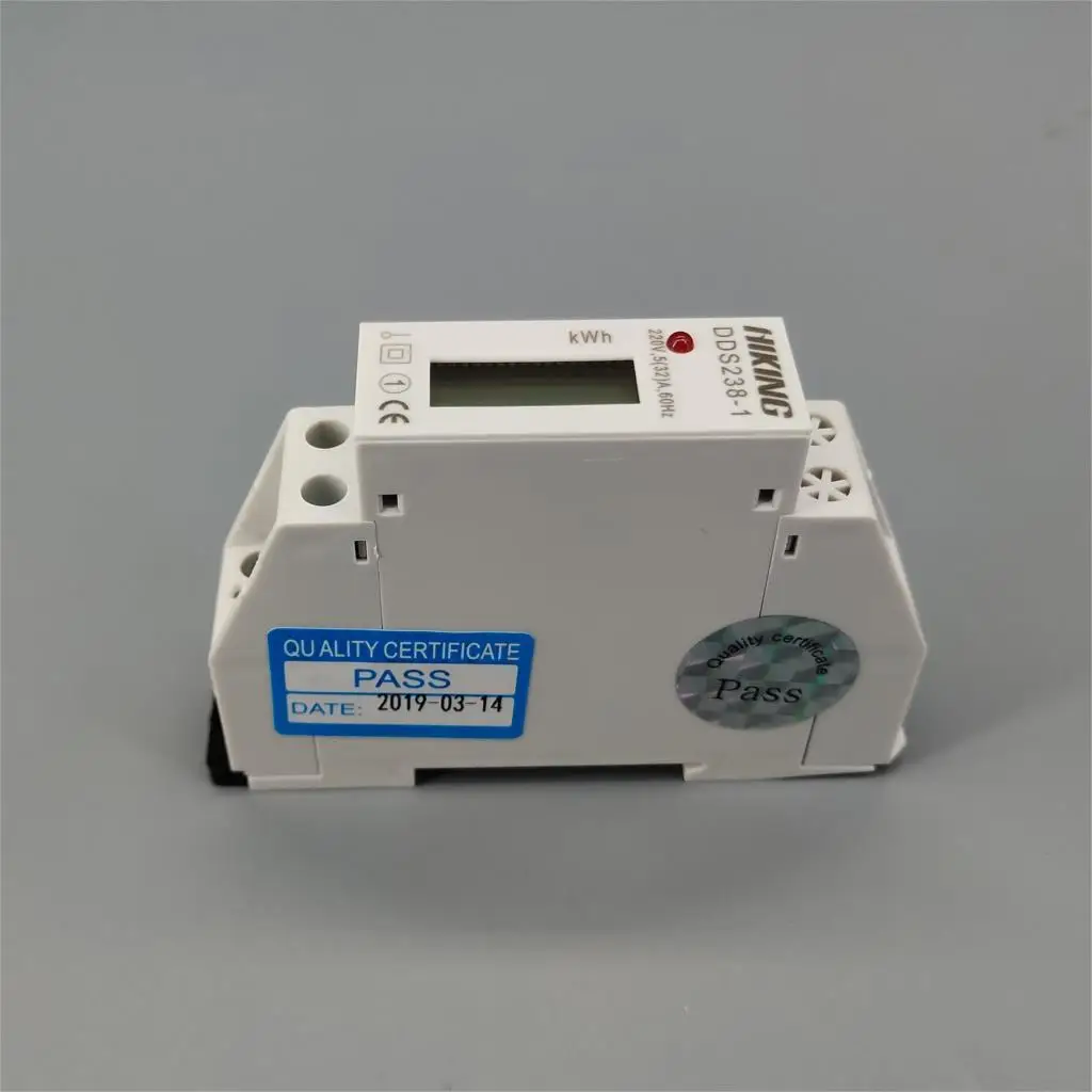 Однофазный счетчик энергии на din рейке 220 В 60 Гц 5 (32)|lcd mp3|lcdmeter earth |